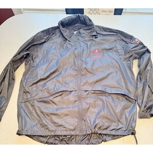 Dunbrooke Men's Tampa Bay Buccaneers Light Rain Jacket With Hood Size 5xl